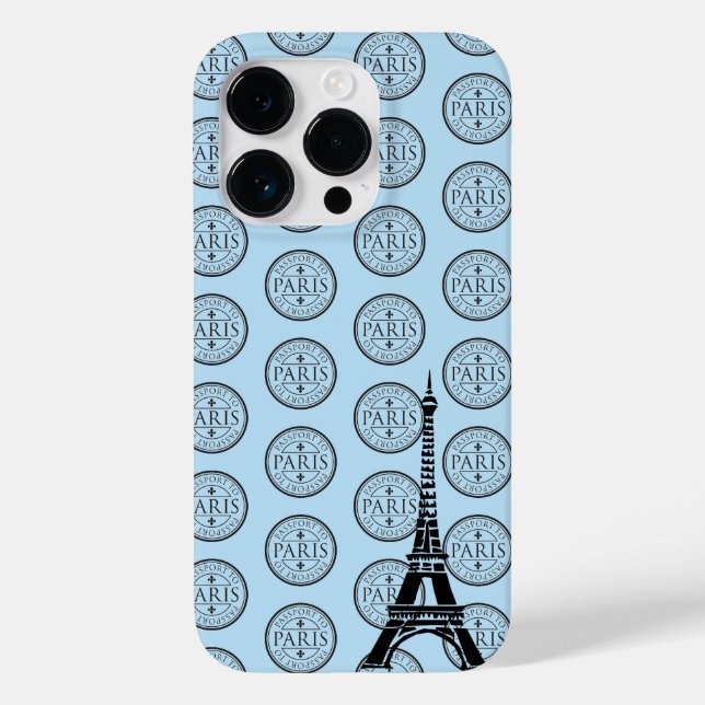 iPhone 14 Pro Case-Passport To Paris   Case-Mate iPhone Case (Back)