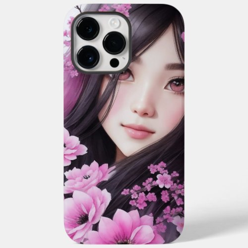  iPhone 14 Pro Max Case _ a lady in blossom
