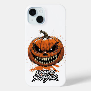 iPhone 15 Halloween Pumpkin Slayer Fountain Case