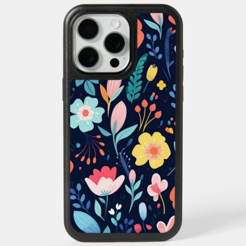 iPhone 15 Otterbox Symmetry Case Floral Design