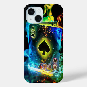 iPhone 15 Playing Card Ace of Spades Case