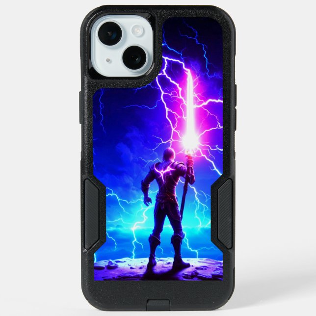 IPhone 15 Plus Cases Thunder Man (Back)