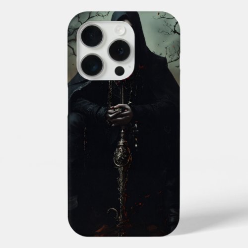 iPhone 15 Pro Case with Death Metal Artwork