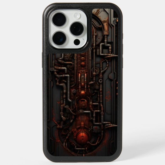 iPhone 15 Pro Max Symmetry Case w/ Pipe Design (Back)