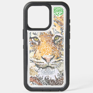 iPhone 15 Pro / Pro Max Tiger Typo Design Case