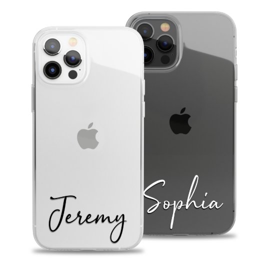 iPhone 16 15 14 13 12 Clear Phone Case (Two Tiered)