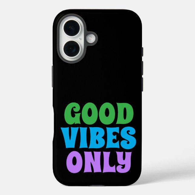 iPhone 16 case good vibes only (Back)