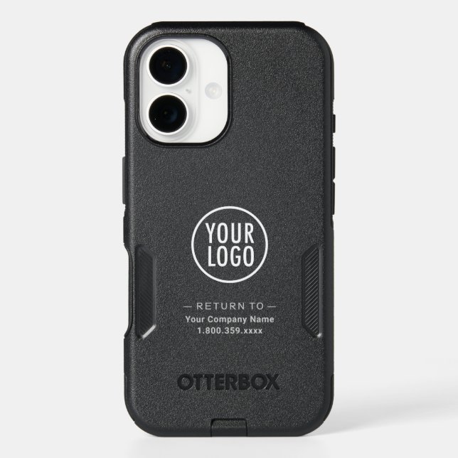 iPhone 16 Case with Company Logo Business Otterbox (Back)