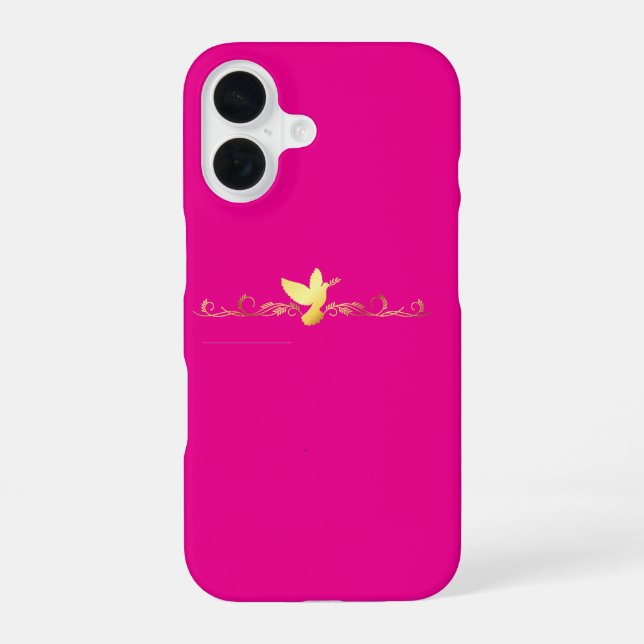 iPhone 16 "Golden Dove" Case (Back)