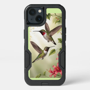 iPhone 16 hummingbirds protective case