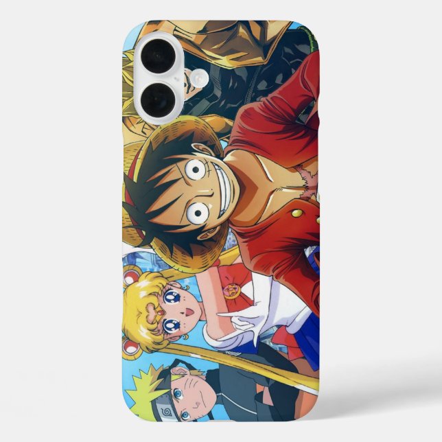 iPhone 16 plus anime design phone case (Back)