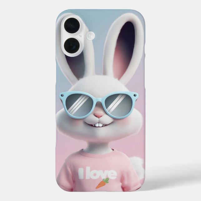iPhone 16 Plus Cute bunny case (Back)