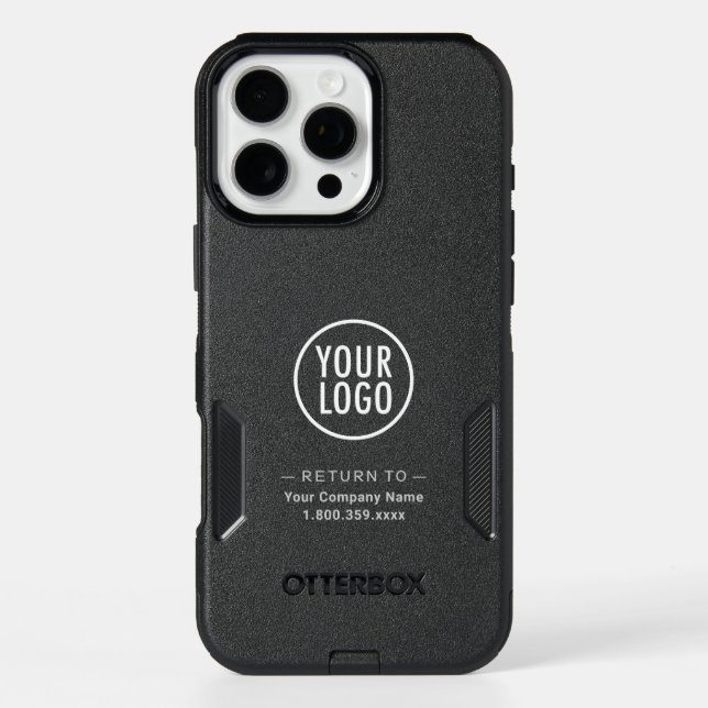 iPhone 16 Pro Max Case Custom Company Logo Branded (Back)