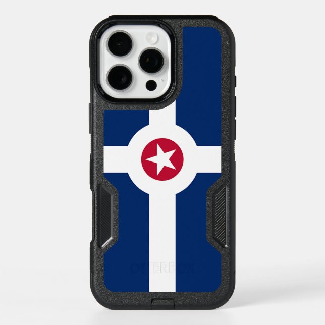  iPhone 16 Pro Max Case, Indianapolis Flag (Back)