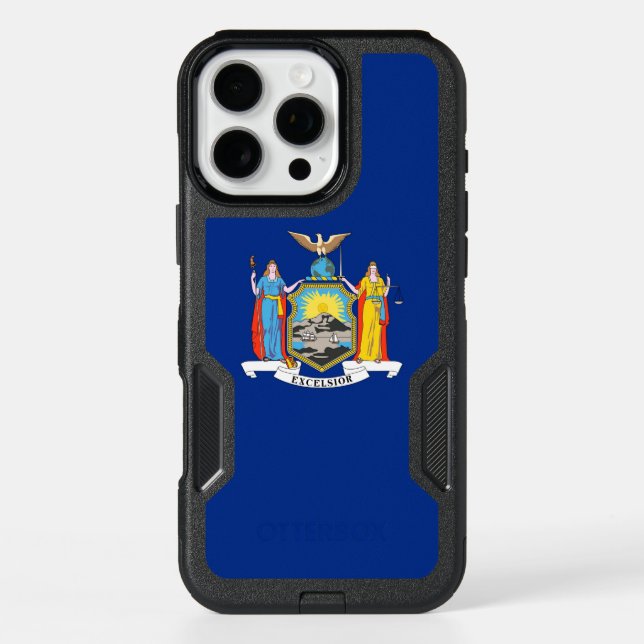  iPhone 16 Pro Max Case, New York Flag (Back)