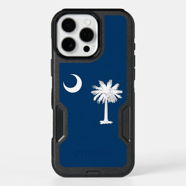  iPhone 16 Pro Max Case, South Carolina Flag Case (Back)