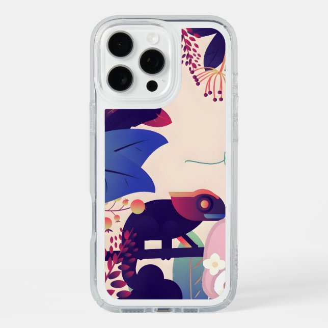 Iphone 16 pro max jungle background phone case (Front)