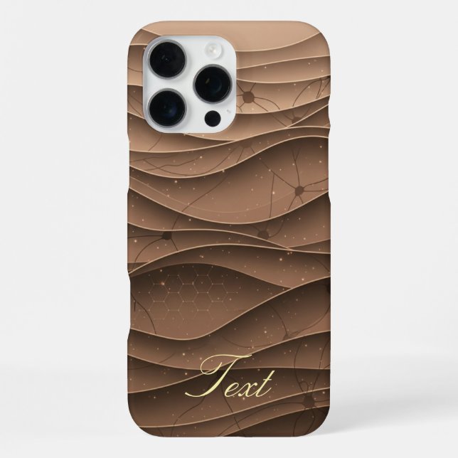 iPhone 16 pro Personalized Desert Titanium Design  Case (Back)