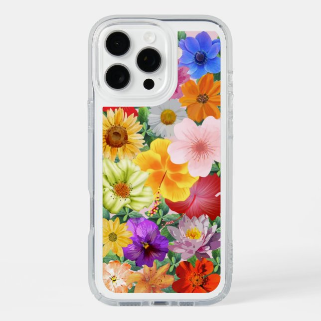 Iphone 16 promax Case Flowers (Front)