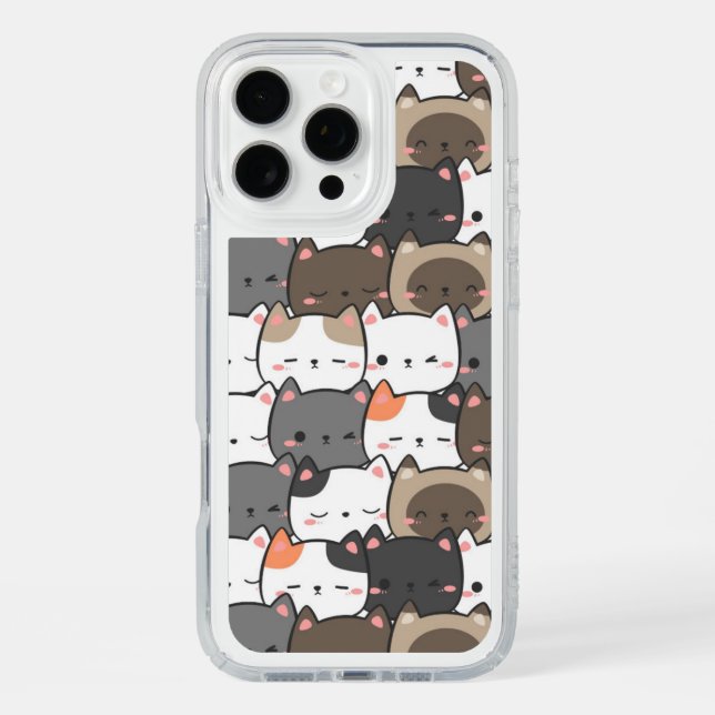 IPHONE 16 PROMAX (CAT CASE) SPECK iPhone CASE (Front)