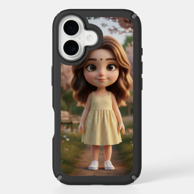 Iphone 16  series custom mobile phone case. speck iPhone case (Front)