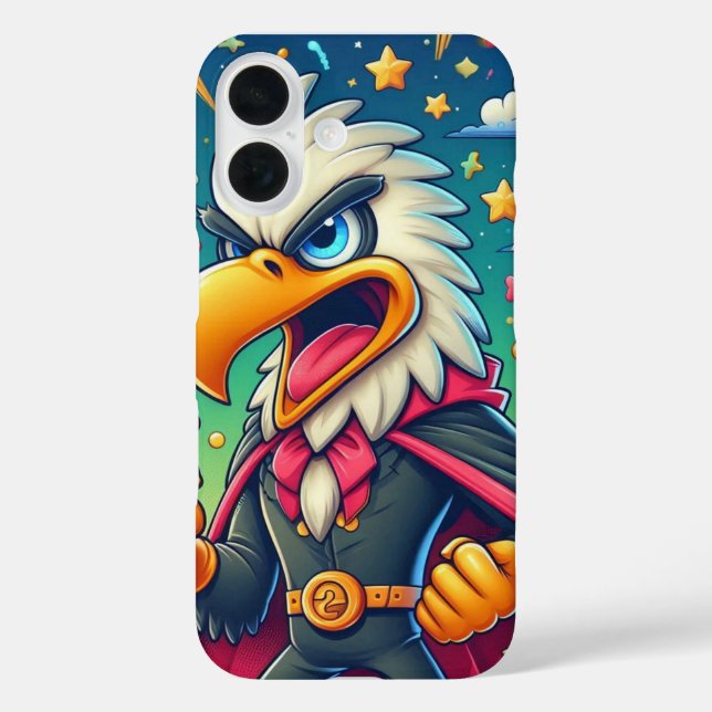 iPhone 16 trendy phone case  (Back)