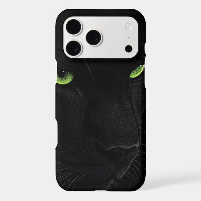 iPhone 17 Black Panther Eyes Case (Back)