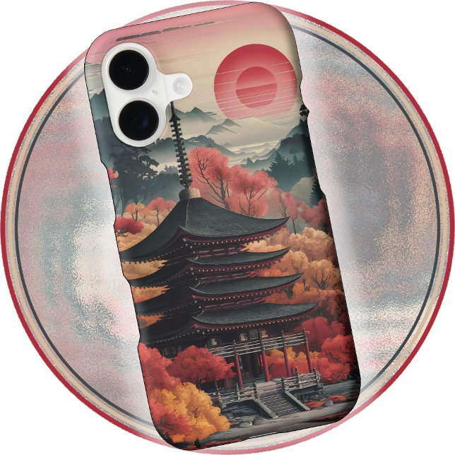 iPHONE 17 CASE & earlier - Pagoda at Sunset (Creator Uploaded)