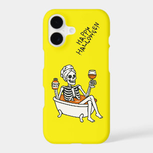 iPhone 17 Case Mate – Yellow Halloween Skelet