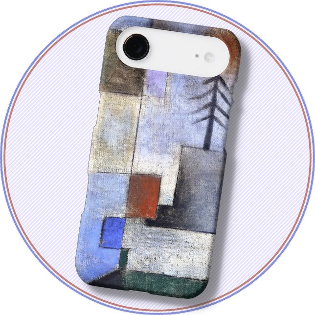 iPHONE 17 Case - "Small Fir" - Paul Klee (For the iPhone17 & other cases with art by Paul Klee.)