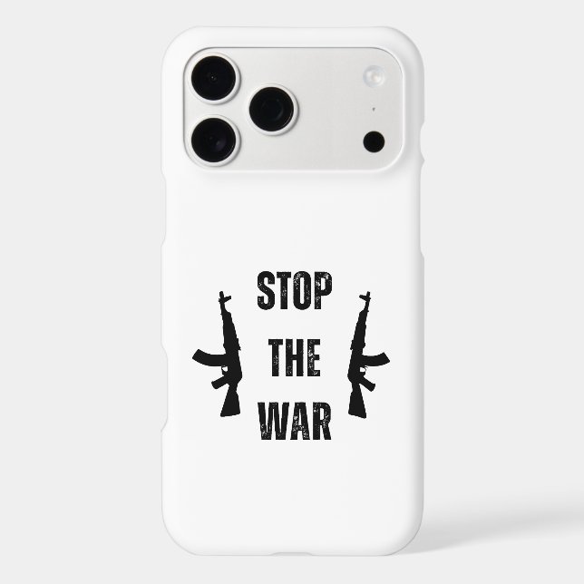 Iphone 17 Pro Max  Stop The War Phone Case (Back)