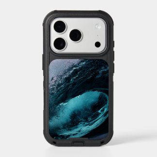 Iphone 17pro otterbox case with ocean waves design