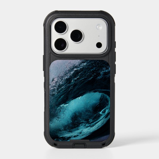 Iphone 17pro otterbox case with ocean waves design (Back)