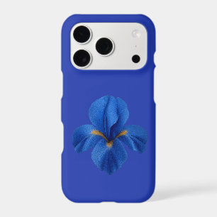 iPhone 18 Pro Case - Floral: Blue Iris Flower