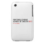 PORTOBELLO ROAD SCHOOL OF ENGLISH  iPhone 3G/3GS Cases iPhone 3 Covers