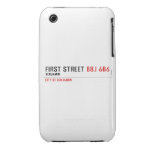 First Street  iPhone 3G/3GS Cases iPhone 3 Covers