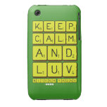 keep
 Calm
 And
 Luv
 NiTeSH YaDaV  iPhone 3G/3GS Cases iPhone 3 Covers