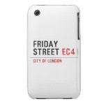 Friday  street  iPhone 3G/3GS Cases iPhone 3 Covers