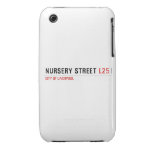 Nursery Street  iPhone 3G/3GS Cases iPhone 3 Covers