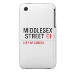 MIDDLESEX  STREET  iPhone 3G/3GS Cases iPhone 3 Covers