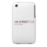 106 STREET  iPhone 3G/3GS Cases iPhone 3 Covers
