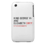 king george vi and elizabeth  iPhone 3G/3GS Cases iPhone 3 Covers