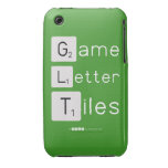 Game
 Letter
 Tiles  iPhone 3G/3GS Cases iPhone 3 Covers
