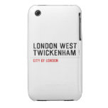 LONDON WEST TWICKENHAM   iPhone 3G/3GS Cases iPhone 3 Covers