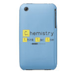 Chemistry
 Think Tac Toe  iPhone 3G/3GS Cases iPhone 3 Covers