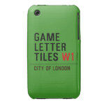 Game Letter Tiles  iPhone 3G/3GS Cases iPhone 3 Covers