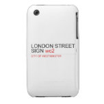 LONDON STREET SIGN  iPhone 3G/3GS Cases iPhone 3 Covers