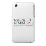 SANDWICH STREET  iPhone 3G/3GS Cases iPhone 3 Covers
