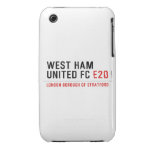 WEST HAM UNITED FC  iPhone 3G/3GS Cases iPhone 3 Covers