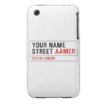 Your Name Street  iPhone 3G/3GS Cases iPhone 3 Covers